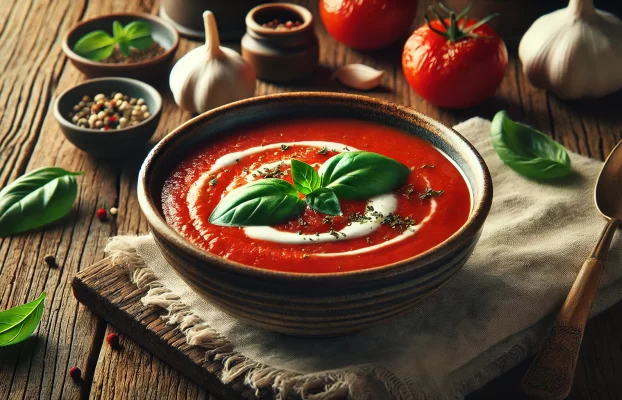 Sopa de Tomate Asado Fácil de Preparar en 30 Minutos