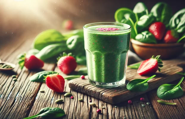 Batido de Fresa y Espinaca: Boost de Energía Nutritiva