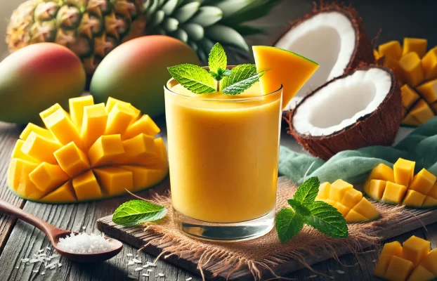 Smoothie Tropical de Mango con Propiedades Nutritivas para Energizar tu Día